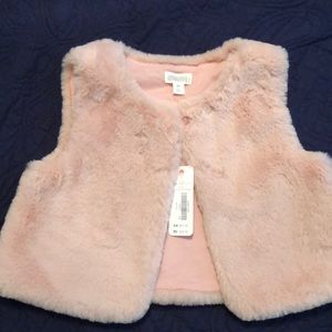 Gymboree faux fur vest